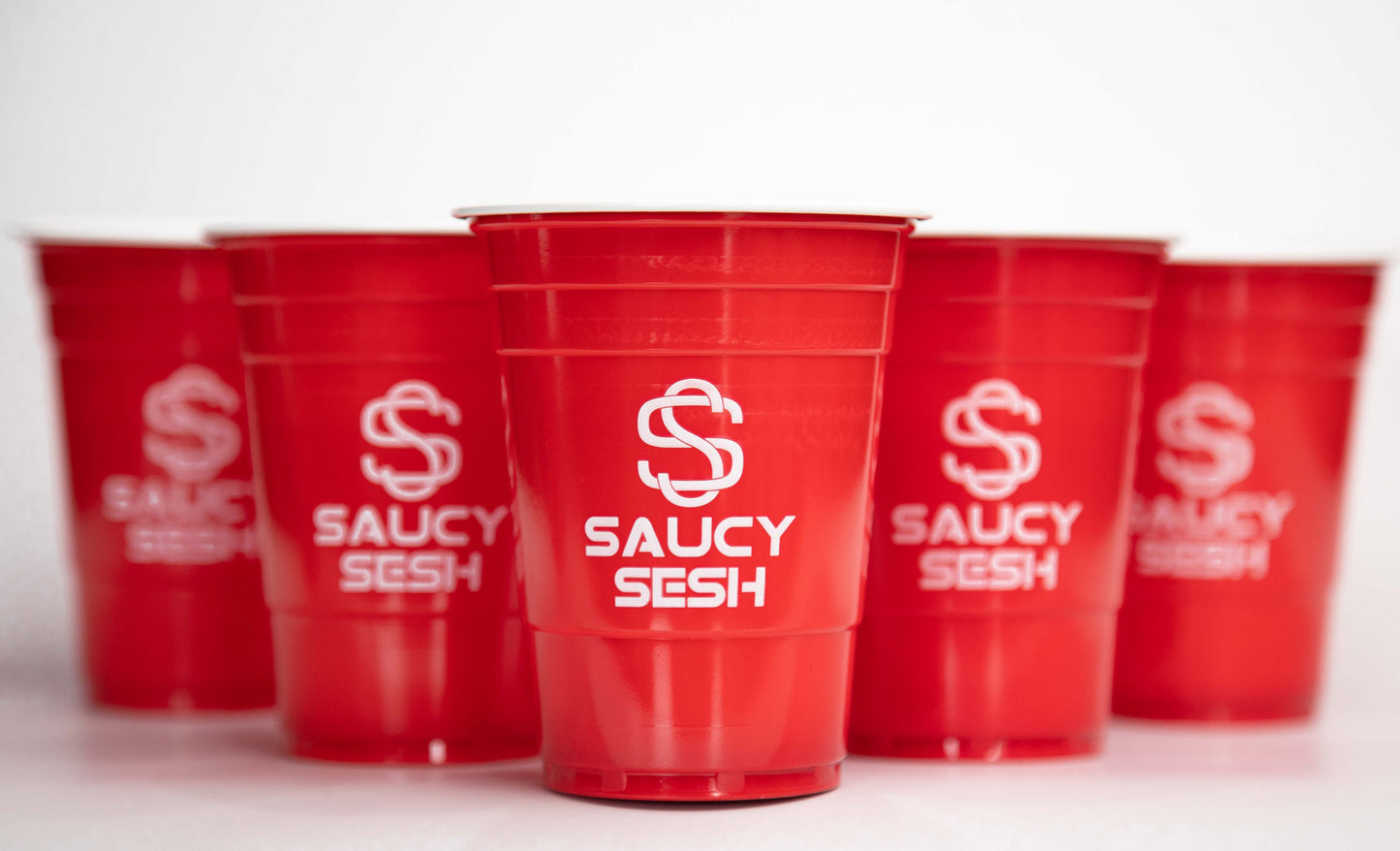 Saucy Sesh Reusable Beer Pong Set