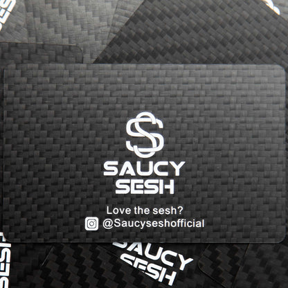 Saucy Sesh Carbon Cards (2x)