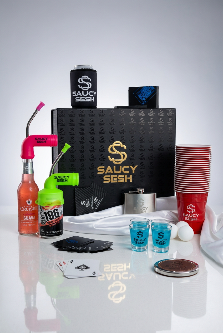 Saucy Sesh Party Box - Black