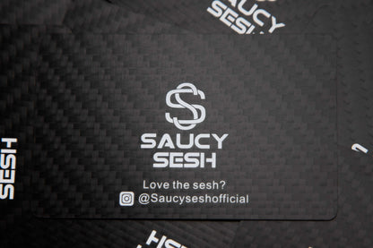 Saucy Sesh Carbon Cards (2x)