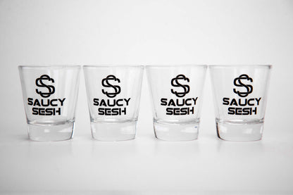 Saucy Sesh Shot Glass Set (4x)