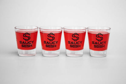 Saucy Sesh Shot Glass Set (4x)