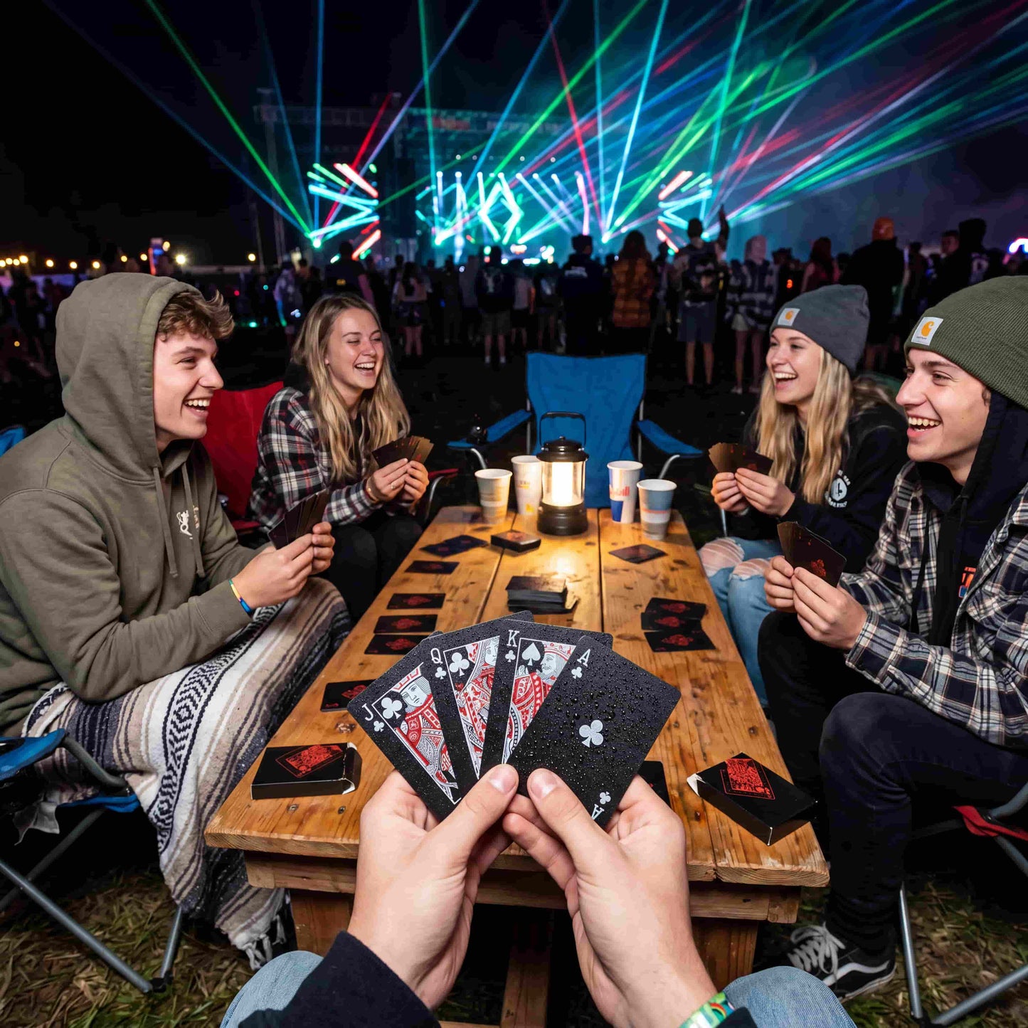 Saucy Sesh Waterproof Playing Cards – Durable Outdoor Card Game Deck