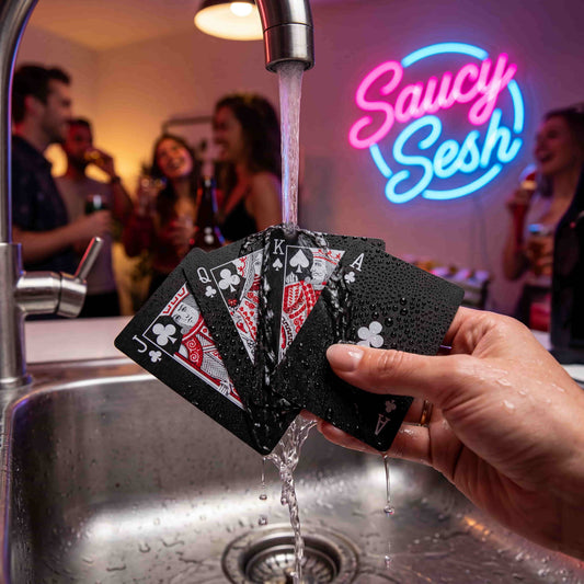 Saucy Sesh Waterproof Playing Cards – Durable Outdoor Card Game Deck